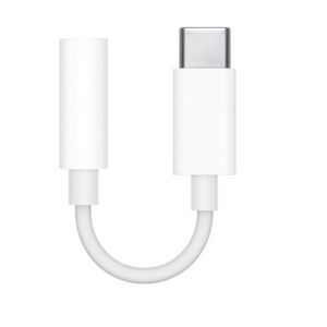 Apple USB-C to 3.5mm White Headphone jack adapter